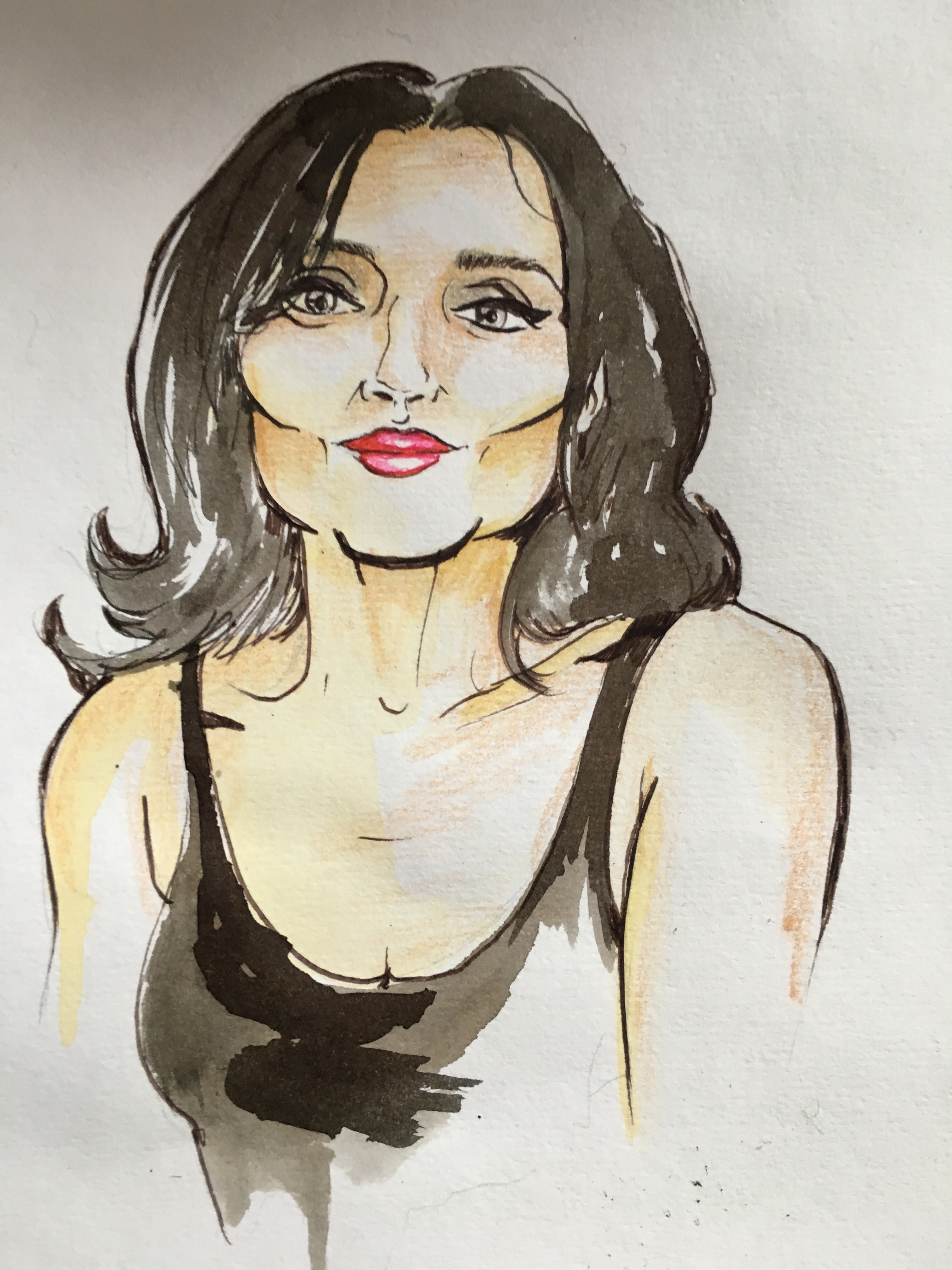 A drawing of Lorice Foster