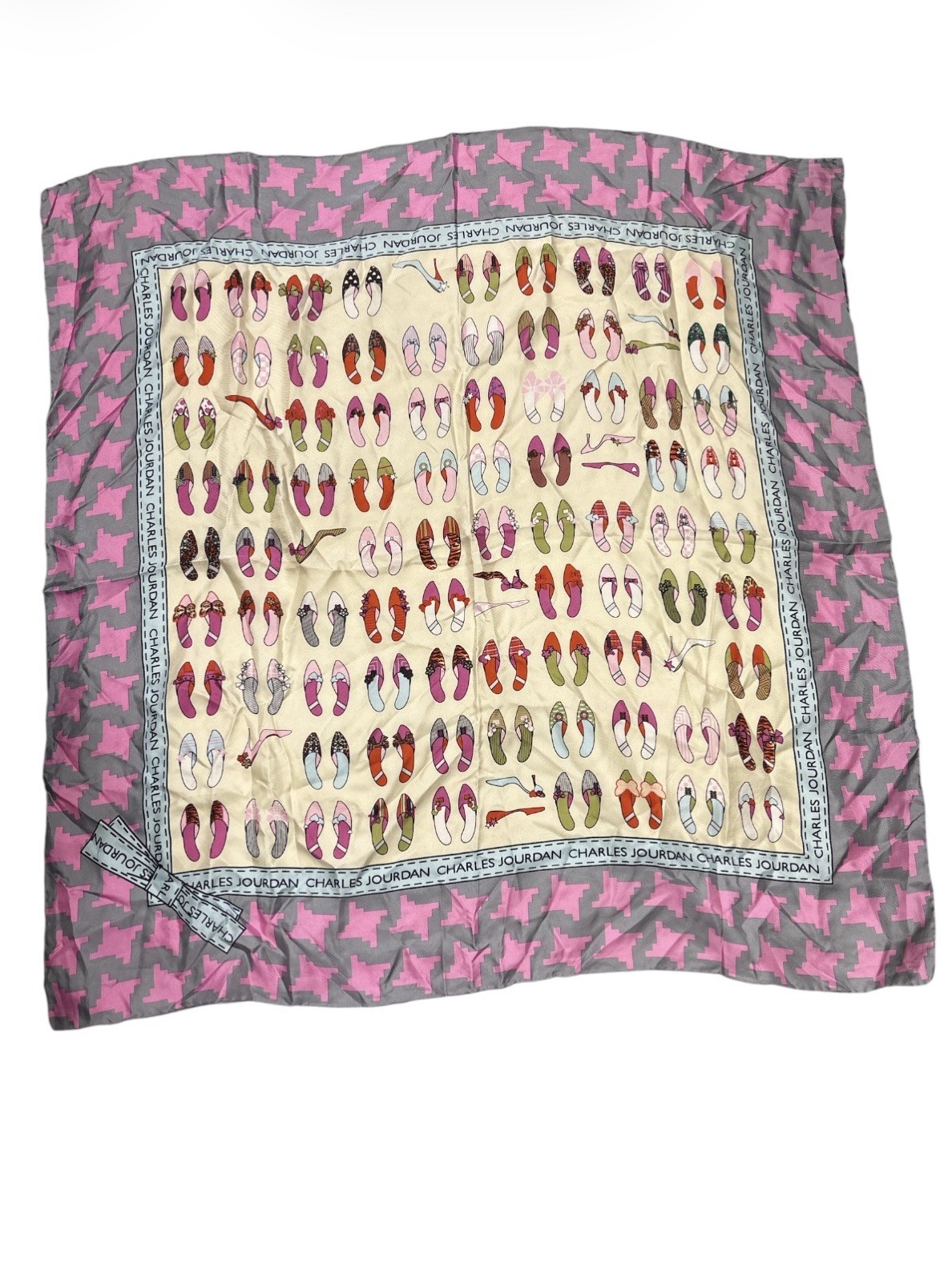 Pink Vintage scarf